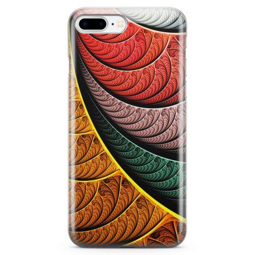 Apple iPhone 8 Plus Kılıf Zerafete Doğru Arka Kapak Koruma Desenli Full Koruyucu