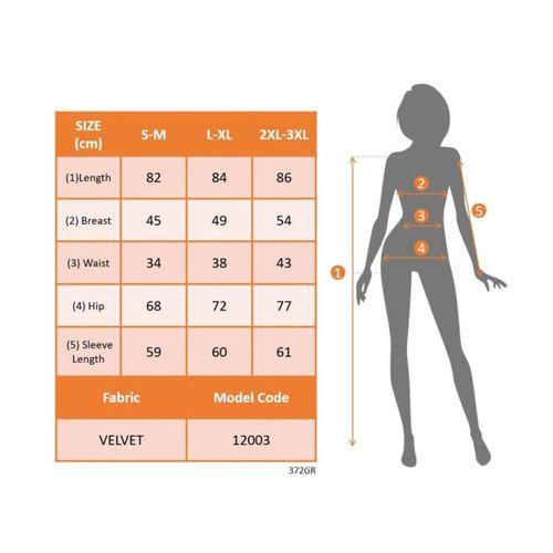 Kadın Uzun Kollu Kruvaze Yakalı Toka Detaylı Mini Kadife Elbise
