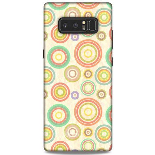 Samsung Galaxy Note 8 Kılıf Pastel Renkler (29) Arka Koruma Kılıfı Kırmızı Yeşil