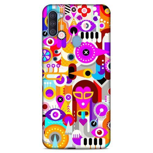 Lopard Samsung Galaxy A11 Uyumlu Kılıf Soyut Sanat (20) Desenli Koruyucu Kılıf