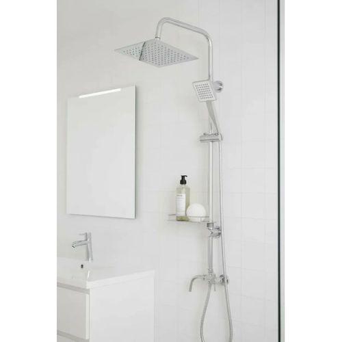 Dubai Yeni Nesil Yağmurlama Etkili Krom Duş Robotu Seti - Fonksiyonel Tepe Duş Takımı