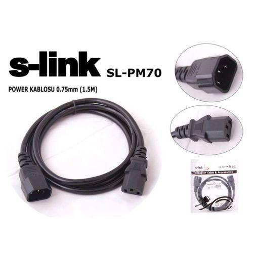 S-link  Sl-pm70 1.5mt 0.75mm Power Ara Kablosu
