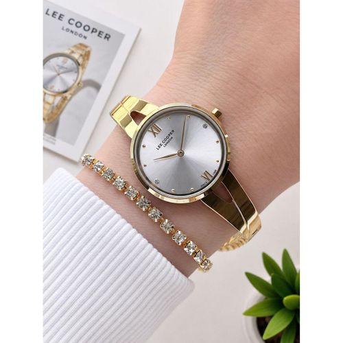 Lee Cooper Gold Minimal İnce Bilezik Kadın Kol Saati Şık Ve Zarif 2 yıl Garantili+Bileklik C8308.130