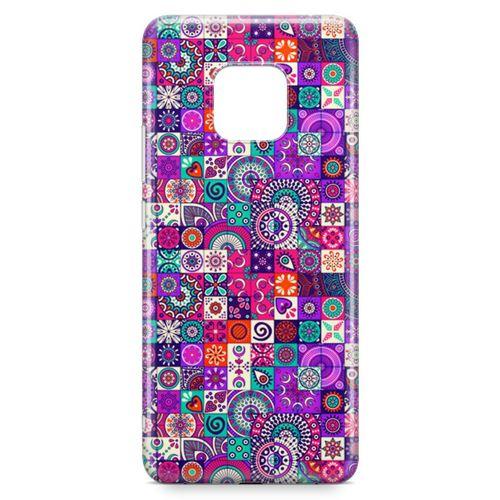 Huawei Mate 20 Pro Kılıf Mexican Vintage Arka Kapak Koruma Desenli Full Koruyucu