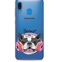 Zoologix (18) Samsung Galaxy A20s Şeffaf Kılıf Silikon Desenli