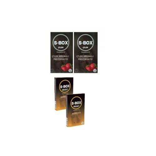 Prezervatif Seti Çilek 24 Lü + Hisset 24 Lü