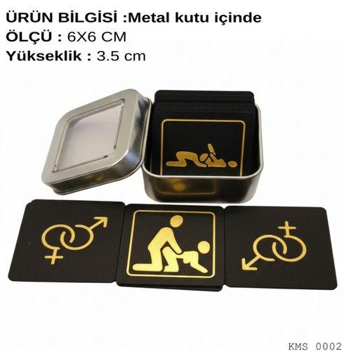 Metal Kutulu Yetişkin Oyun Kartları Seti