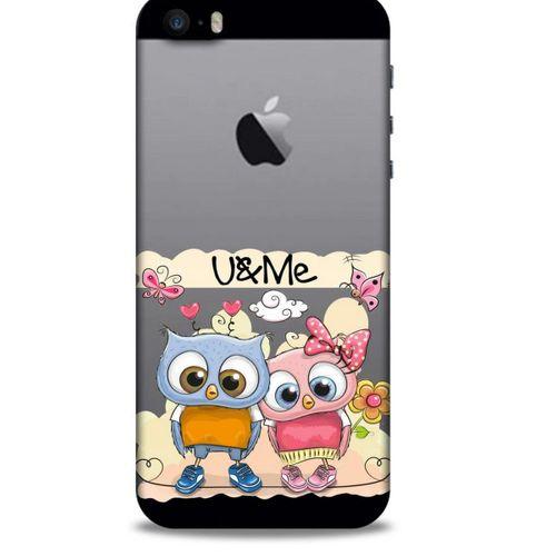 Zoologix (68) Apple Iphone 5S Şeffaf Kılıf Silikon Desenli