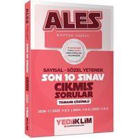ALES Master Serisi Sayısal Sözel Yetenek Tamamı Çözümlü Son 10 Sınav Çıkmış Sorular Yediiklim Yayınları