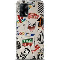 Oppo A74 Kılıf HD Baskılı Kılıf - Off The Wall + Tam Ekran Koruyucu