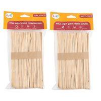 FUFİ AHŞAP DİL ÇUBUĞU NATUREL ( 2 Pakette 100 Adet )