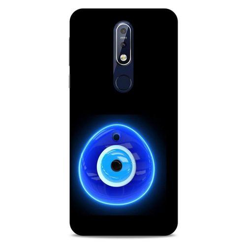 Nazarium (45) Desenli Silikon Kapak Nokia 7.1 Kılıf