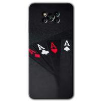 BeRa Aksesuar Poco x3 NFC Kılıf Baskılı Kapak - Full As +Tam Kaplayan Mat Seramik