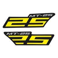 YAMAHA Yamaha Mt-25 Uyumlu Sarı Yan Stıcker Set