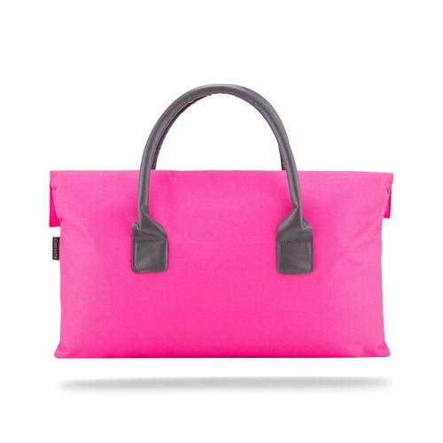Classone BYN-EL006 WTXPro Su Geçirmez Kumaş 13-14 inch Bayan Laptop El Çantası- Tote Bag- Pembe