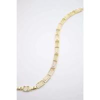 Taşlı Vip Bileklik - Altın