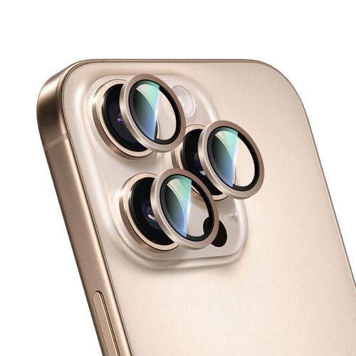 Apple iPhone 16 Pro Max CaseWorld Alloy Two-Color Serisi Lens Koruyucu