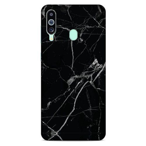 Mermer Desenli (17) Tema Tasarım Kılıf Siyah Samsung Galaxy M40 Kılıf