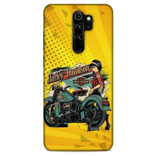 Xiaomi Redmi Note 8 Pro Uyumlu Kılıf Motorsiklet (44) Tough Armor Kılıf Harley