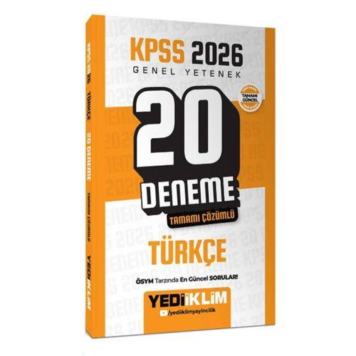 Yediiklim Kpss Gy Türkçe 20 Deneme 2026