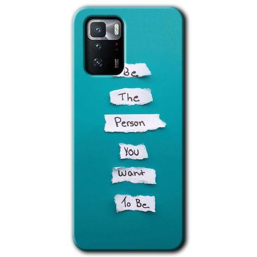Poco x3 GT Kılıf Baskılı Kapak - Want You + 5D Tam Kaplayan Cam