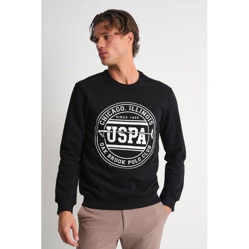 ALEXANDERGARDI Bisiklet Yaka Baskılı Sweatshirt