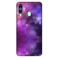Samsung Galaxy M40 Uyumlu Kılıf Mor Delisi (17) Tasarım Kılıf Bulut