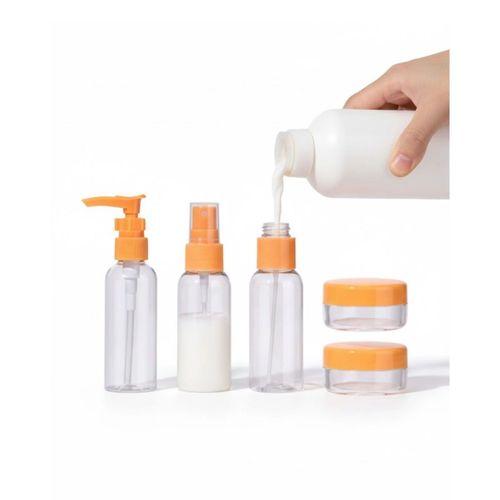 Kompakt 5’li Seyahat Kozmetik Şişe Seti Sızdırmaz