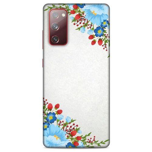 Lopard Samsung Galaxy S20 Fe Uyumlu Kılıf Bahar (18) Telefon Kılıfları Mavi Kırmızı