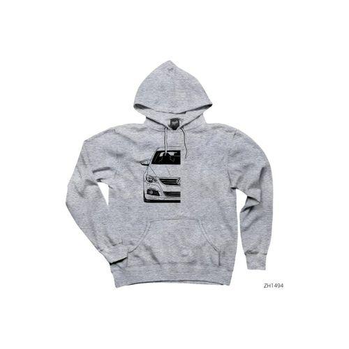 VW Passat CC Gri Kapşonlu Sweatshirt Hoodie