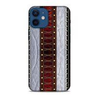 Apple iPhone 12 Mini Kılıf Patchwork (11) Tam Koruma Siyah Gri