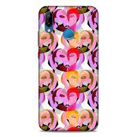 Lopard Huawei P20 Lite Uyumlu Kılıf Sürreal Yüzler ♀ (2) Kabı Desenli