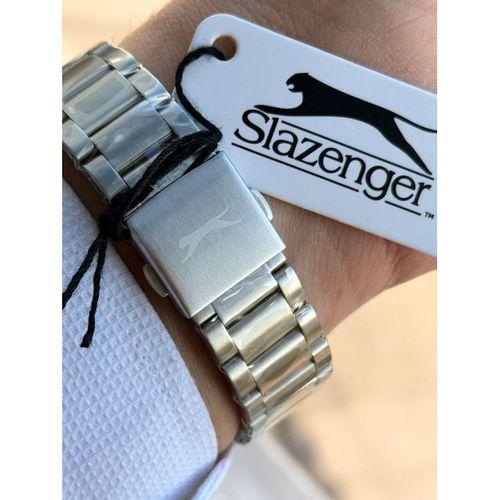 Slazenger Çelik Kordon İç Fonksiyonları Aktif 10 Atm+Bileklik Hediyeli Erkek Kol Saati VS.BLKT.0802