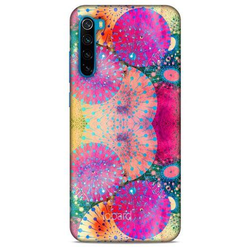 Xiaomi Redmi Note 8T Kılıf Pastel Renkler (47) Crystal Flex Kılıf Fuşya Sarı