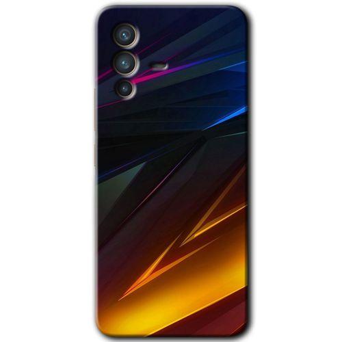 MRCİLETİSİM Vivo V23 5G Kılıf HD Desen Baskılı Arka Kapak+Temperli Cam - Stranger Lines