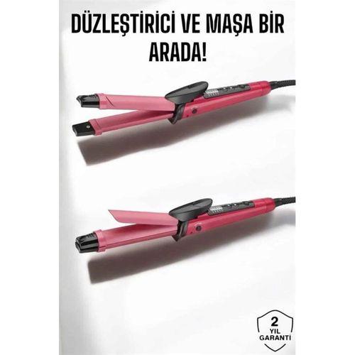 Saç Düzleştirici Ve Maşa İkili Saç Şekillendirici