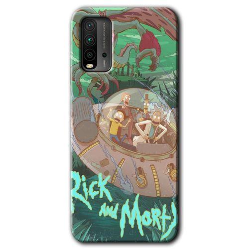 Xiaomi Redmi 9T Kılıf Baskılı Kapak - Bad Breaking + 5D Tam Kaplayan Cam