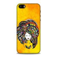 Lopard Apple Iphone 5 Uyumlu Kılıf Sürreal Yüzler ♀ (34) Slim Armor Kılıf Desenli