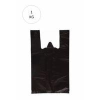 Siyah Atlet Poşet Mini Boy 20x34 cm Takriben 235 Adet 1 Kg