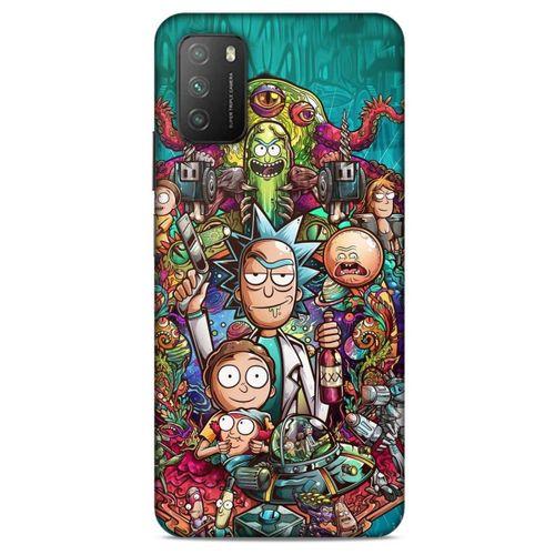 Xiaomi Poco M3 Uyumlu Kılıf Rick And Morty (32) Soft Silikon Kılıf Cronenberg Morty
