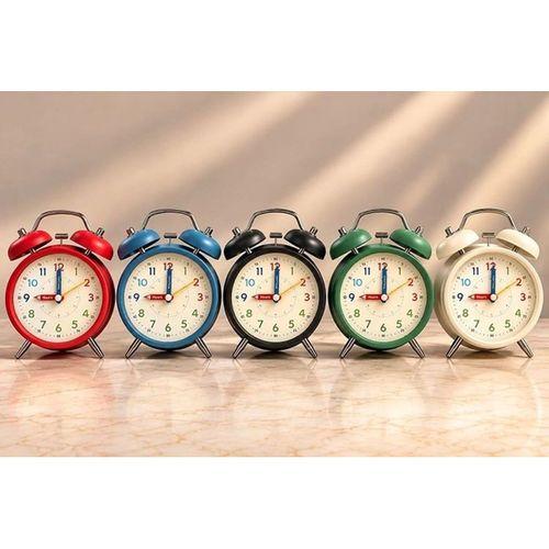 Metal Çift Zilli Çalar Saat Alk6456