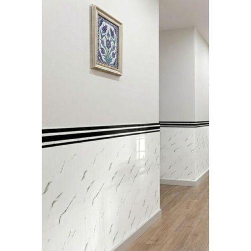 90cmx 3 Metre Mermer Şerit Desenli Rulo Kendinden Yapışkanlı Duvar Paneli Kağıdı CYCZT00186