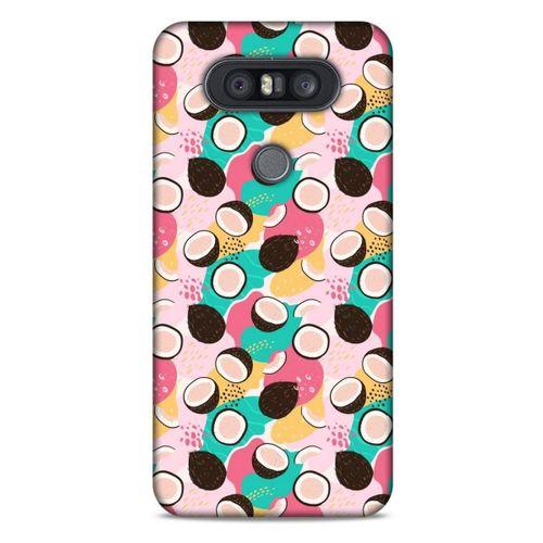 Frutix Hindistan Cevizi 01 LG K41S - K51S Kılıf Desenli Silikon