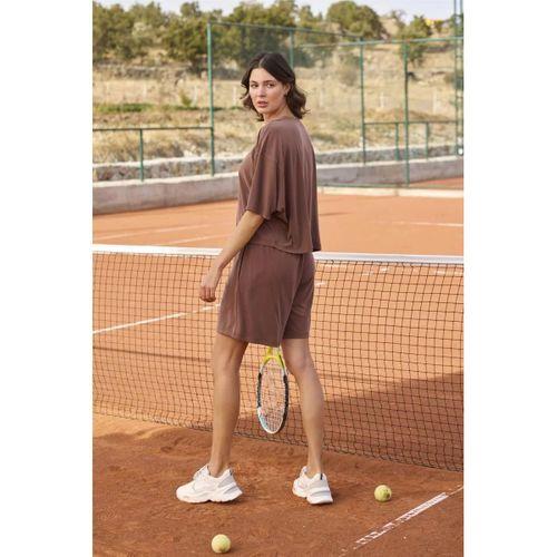 Kısa Kollu Bisiklet Yaka Alt Üst Takım