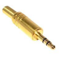 Powermaster 3.5 Mm Mono Gold Metal Jack Fiş