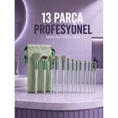 Profesyonel Makyaj Fırça Seti Yumuşak Kıllı Taşınabilir Çantalı