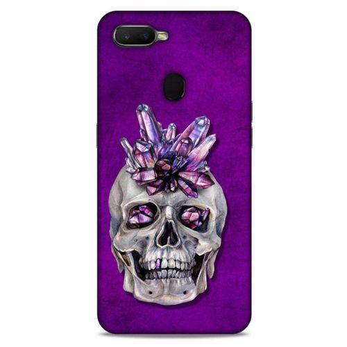 Oppo Ax7 Uyumlu Kılıf Mor Delisi (49) Ultra Silikon Kılıf Kurukafa