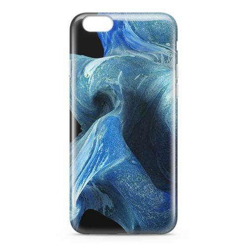 Apple iPhone 6 Plus - 6S Plus Kılıf Mavi Kumlar Arka Kapak Koruma Desenli Full Koruyucu