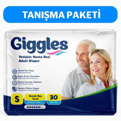 Giggles Yetişkin Bel Bağlamalı Hasta Bezi Small 30'lu