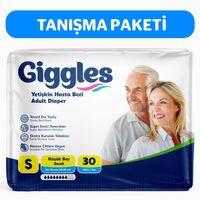 Giggles Yetişkin Bel Bağlamalı Hasta Bezi Small 30'lu